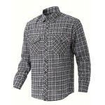 Tendência de Primavera e Verão para Homens, Xadrez Solto e Versátil, Camisa Casual de Moda, Jaqueta de Manga Comprida