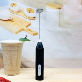 Batedor de leite e café compacto e portátil, presente para o Dia do Pai com bastão de agitação em aço inoxidável para café, latte, cappuccino, chocolate quente, matcha, ovos, primeira escolha para chá de leite, bebidas e pastelaria
